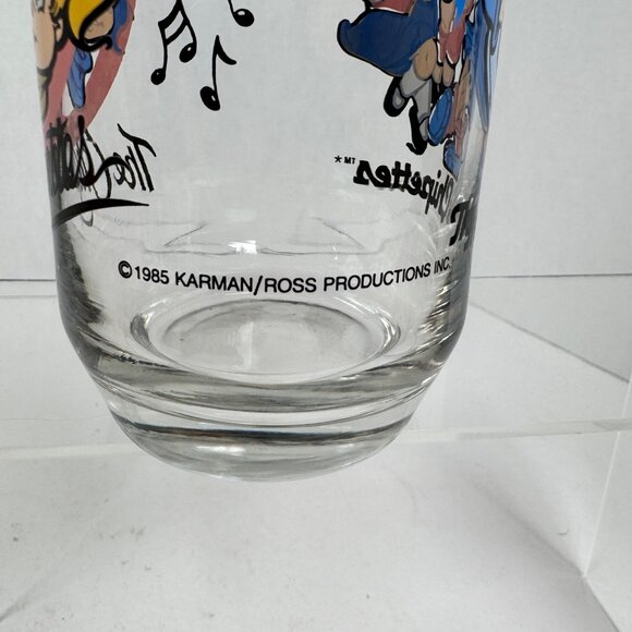 1985 Chipettes Drinking Glass Alvin & the Chipmunks Karman/Ross Vintage 6" - Picture 6 of 7